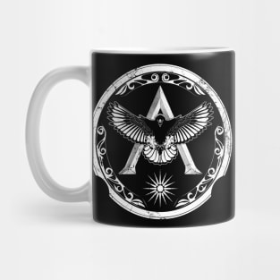 Greek Eagle Shield with Spartan Lambda and Sun of Vergina Mug